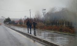 Ahlat’ta bayramın son gününde yağmur etkili oldu