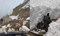 Bitlis’te yağış sonrası çığ ve heyelan oluştu