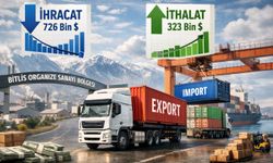Bitlis’te ocak ayında dış ticaret: İhracat geriledi, ithalat arttı