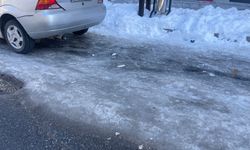 Tatvan’da soğuk hava etkili oldu, yollar buzla kaplandı