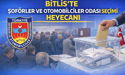 Bitlis’te Şoförler ve Otomobilciler Odası Başkanlığı seçimi heyecanı