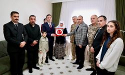 Bitlis’te şehit aileleri ve gaziler bayramda unutulmadı