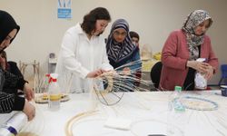 Bitlis’te kadınlar sepet örücülüğü kursuyla üretime katılıyor