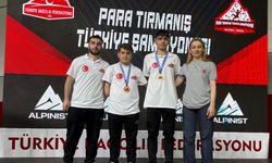 Bitlisli Sporculardan Para Tırmanışta çifte şampiyonluk