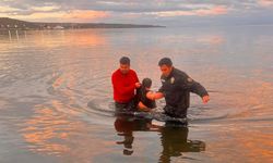 Tatvan’da Van Gölü’ne giren alkollü şahıs kurtarıldı