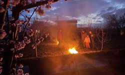 Erzincan'da çiftçiler dona karşı seferber oldu