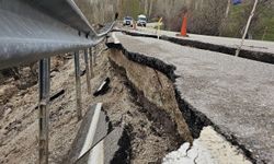 Hakkari-Yüksekova kara yolunda 'yarık' tehlikesi korkutuyor