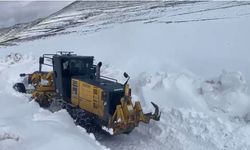 Iğdır'da nisan ayında karla mücadele sürüyor