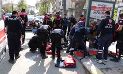 Malatya'da yunus timleri kaza yaptı: 2 polis yaralandı