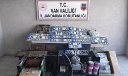 Van'da sahte plaka basanlara operasyon düzenlendi