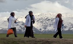 Yüksekova'da gebeler için zorlu mesai