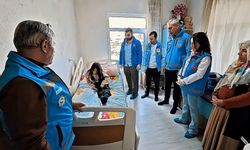 Ahlat’ta evde sağlık hizmetleriyle 20 yaşındaki hastaya destek