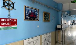 Tatvan’da okul koridoru “Denizcilik Sokağı”na dönüştü