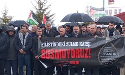 Bitlis’te Filistin’e destek: Gazzeliler için ses yükseldi