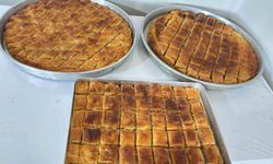 Ağrı'da bayram öncesi evlerde baklava hazırlıkları yapılıyor
