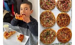 Diyadin'de öğrencilerden renkli pizza şenliği
