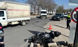 Elazığ’da trafik kazası: Motosiklet sürücüsü yaralandı