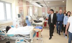 Erzurum Şehir Hastanesi'nde bayramlaşma ziyareti yapıldı