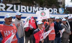 Erzurum'da 1 Mayıs'ta işçiler meydanlara indi