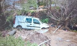 Kontrolden çıkan araç sulama kanalında durdu: 1 yaralı