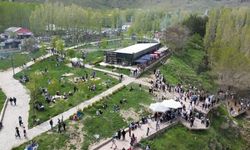 Muradiye Şelalesi bayramda ziyaretçi akınına uğradı