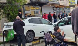 Muş'ta maddi hasarlı kaza meydana geldi