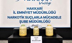 Peynir bidonunda 26 kilo metamfetamin yakalandı