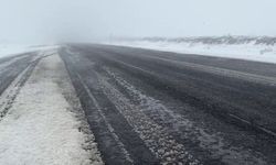 Sahara geçidinde kar yağışı etkisini gösterdi