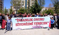 Van'da Sumud Filosu'na yapılan saldırı protesto edildi