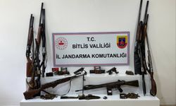Tatvan’da silah operasyonu: 9 gözaltı