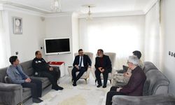 Kaymakam Özçelik’ten, şehit ve gazi ailelerine bayram ziyareti