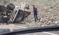 Freni patlayan tır faciaya neden oldu: 1 ölü, 2 yaralı
