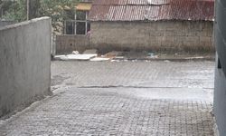 Tatvan'da sağanak ve dolu hayatı olumsuz etkiledi
