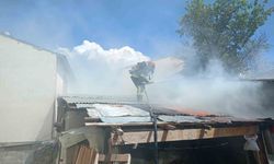 Aşkale'de tandır evinde çıkan yangın korkuttu