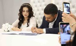 Elazığ'da nikah salonlarında 26.06.2026 yoğunluğu yaşandı