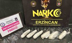 Erzincan'da 565 gram metamfetamin yakalandı