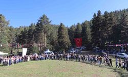 Karnavas Dut Pekmezi Festivali'nde çocuklar parmakla pekmezi en hızlı yemek için yarıştı