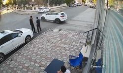 Kazaya karışan cip arkasına bile bakmadan uzaklaştı