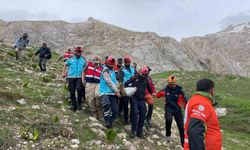 Kırsalda düşerek bacağını kıran şahıs 5 saatlik operasyonla kurtarıldı