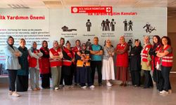 Kızılay ekiplerine temel ilk yardım eğitimi