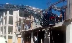 Malatya'da inşaattan düşen işçi yaralanarak hastaneye kaldırıldı
