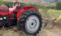 Malatya’da traktör kazası: Sürücü ölümden döndü