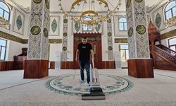 Mehmet Turgut Camii'nin açılışı için hazırlıklar tamamlandı