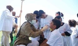 Muş'ta mevsimlik tarım işçilerine konaklama alanlarında sağlık taraması yapıldı