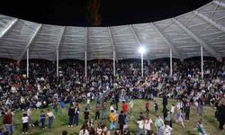 Tortum Şelalesi Festivali'nde renkli görüntüler ortaya çıktı