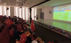 Van'da milli maç heyecanı yaşandı