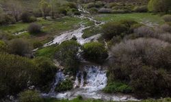 Yılda bir ay akan su yeniden canlandı