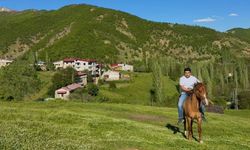 Bitlis'te sarı çiçeklerle kaplanan köyde kartpostallık görüntüler oluştu