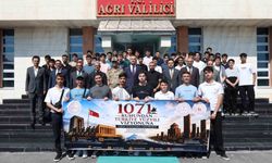 Ağrı'dan öğrenciler tarih ve değerler yolculuğuna çıktı