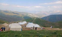 Durankaya yaylaları kurulan çadırlarla yeniden şenlendi